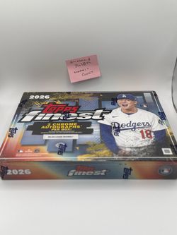 2026 Topps Finest Baseball Hobby Box LAST BOX