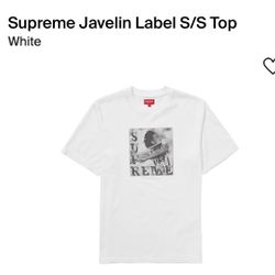 Supreme Javelin Label S/S Top White Size XL