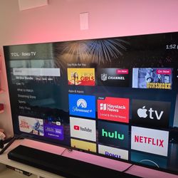 TCL 55 inch 4k QLED TV (6 series)