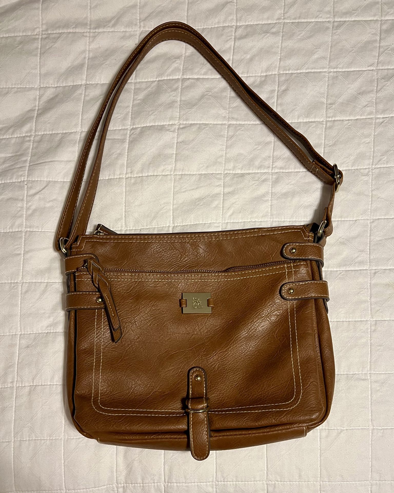 Style & Co. Brown Adjustable Crossbody Purse