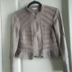 Young Ladies Biker Style Crop Jacket