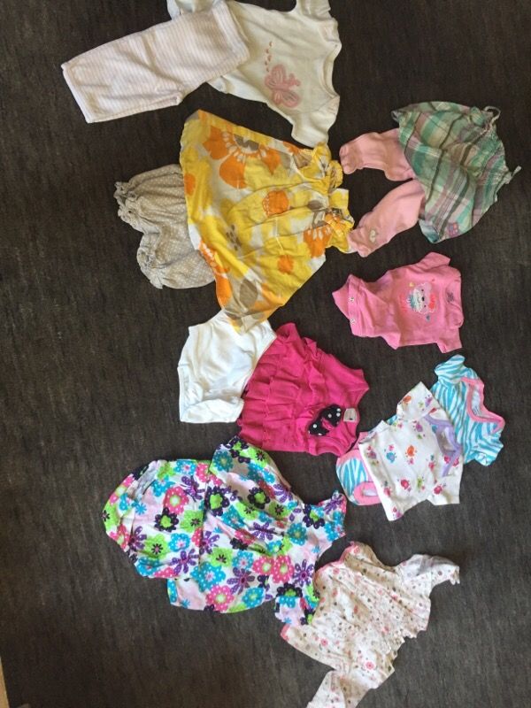 0-3 months baby girl summer clothes