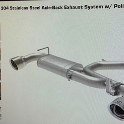 Takeda 3 IN 304 Stainless Steel Axle-Back Exhaust System  Hyundai Veloster N 19-20 L4-2.0L