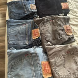 Levi’s Men Or Teen Jeans 501 Sizes In Pictures $22 Each Firm Price