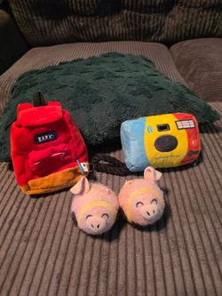 Travel Themed Dog Toy Bundle