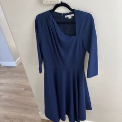 Kay Unger navy cocktail dress