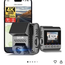 4K Dash Cam with Fast Bluetooth