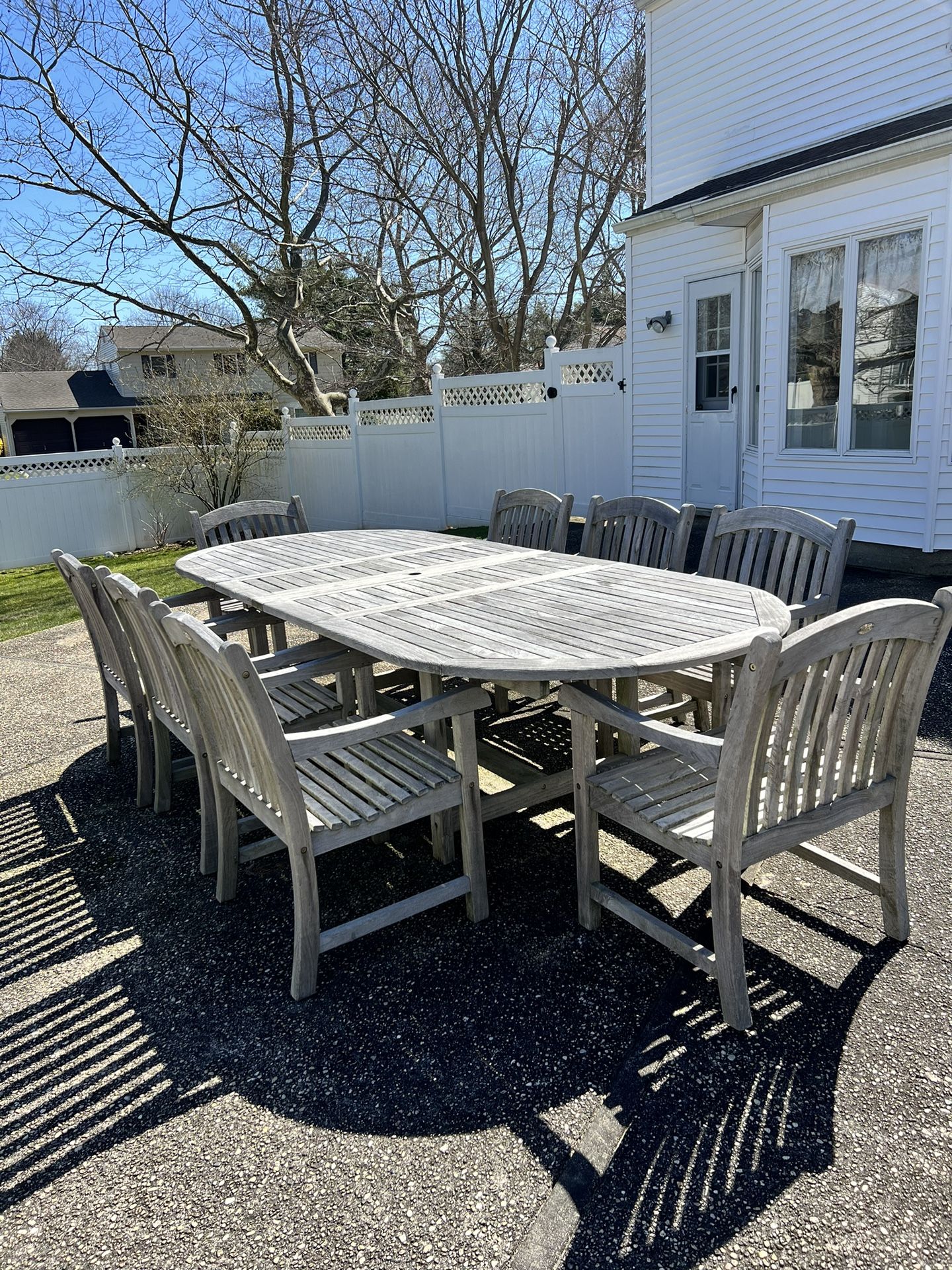 Peter Andrews Teak Dining Set