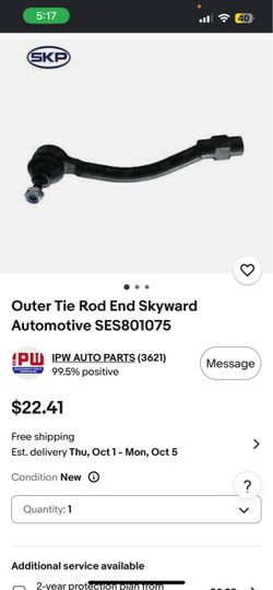 SKP both Outer Tie Rods