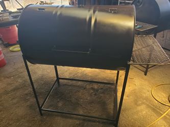 Basic 55 gallon drum bbq grill