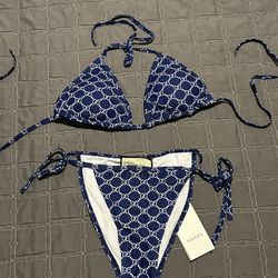 Blue Gucci Bikini 