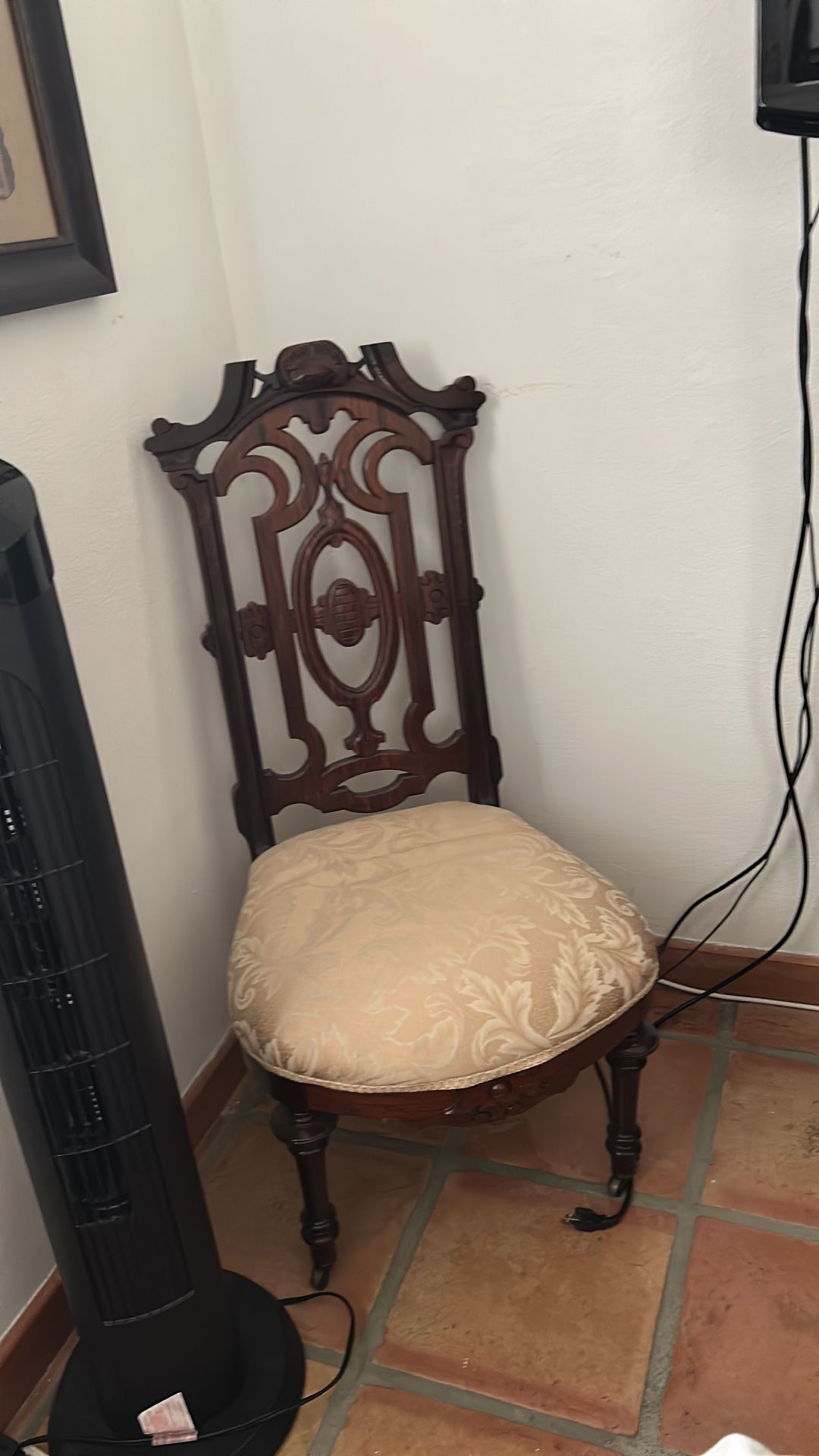 Antique Rollaway Chair
