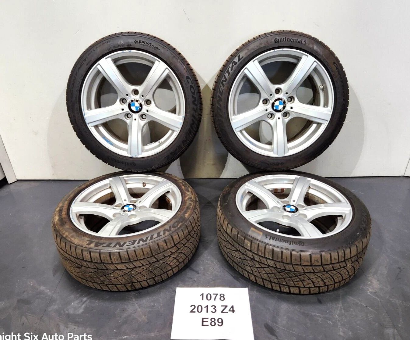 Style 290 OEM BMW E89 Z4 Wheel Rims Silver 17x8" 17x9" SET w/ Tires