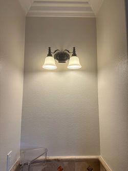Sconce brushed nickel