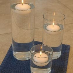Volcano Glass Vase Trios (4in. 8in. 12in.)