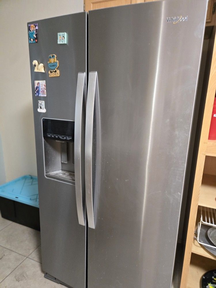 Whirlpool Refrigerator Stainless Steel 