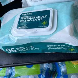 96 Ct Adult Wash Cloths
