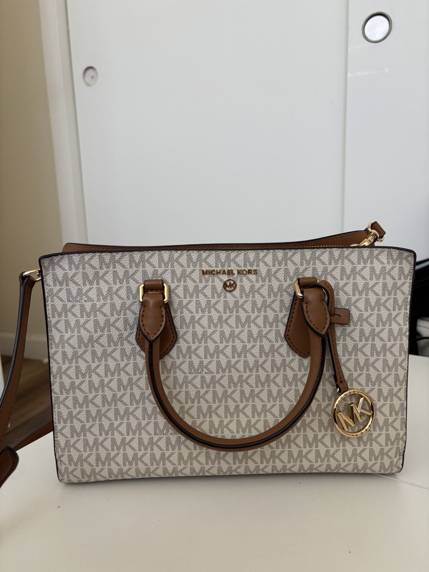 Michael Kors Valerie Medium Logo Satchel - Like New