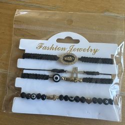 Black Evil Eye Bracelet 