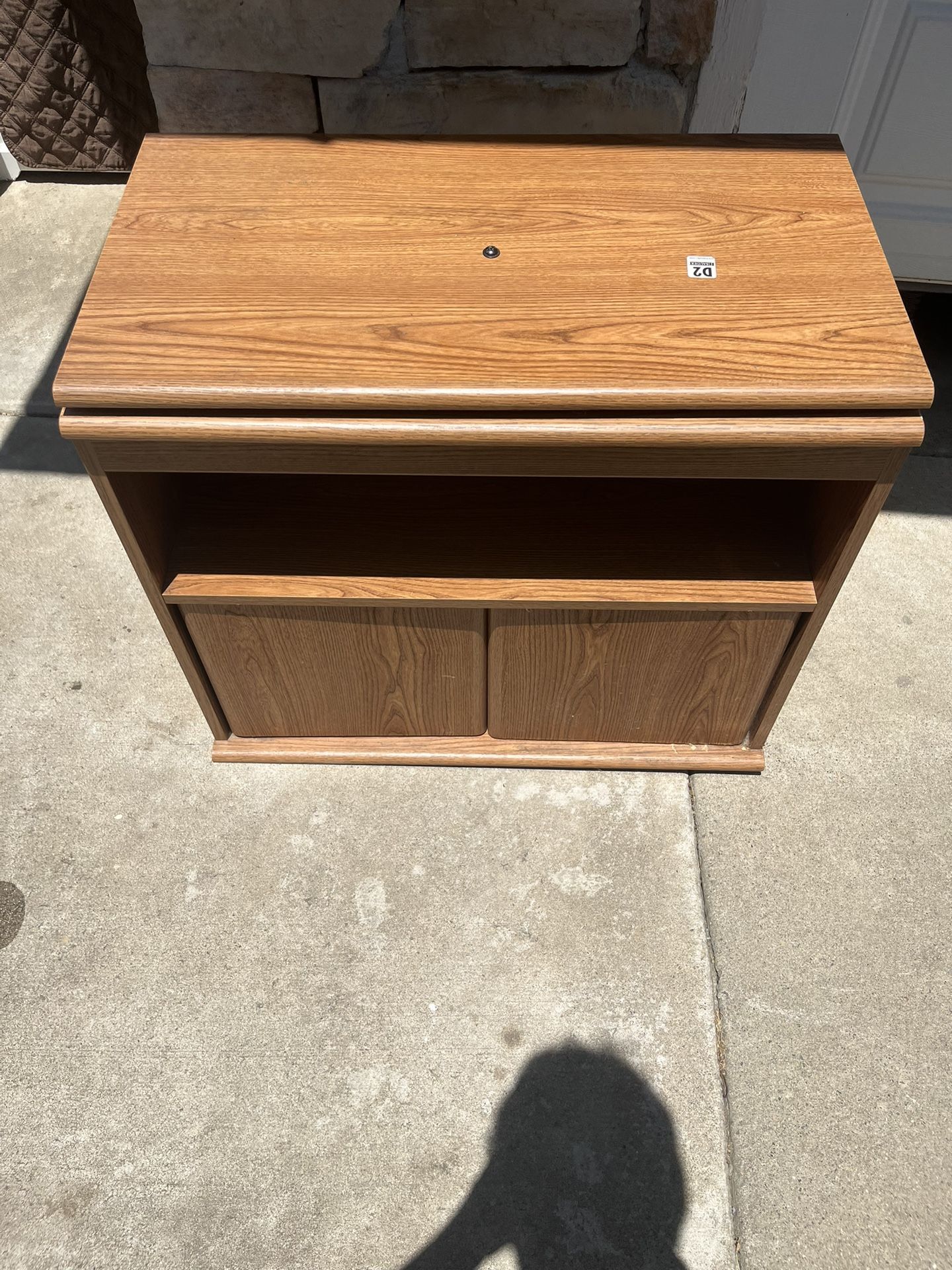 Brown Entertainment Center/Storage Cabient