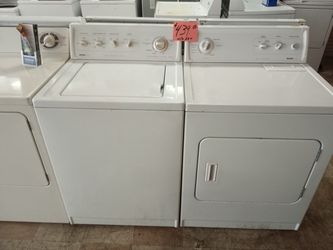 SALE Kenmore Washer and Dryer set white heavy duty excellent .Warranty . Delivery available . 2203 Fowler st. Ft. Myers 33901