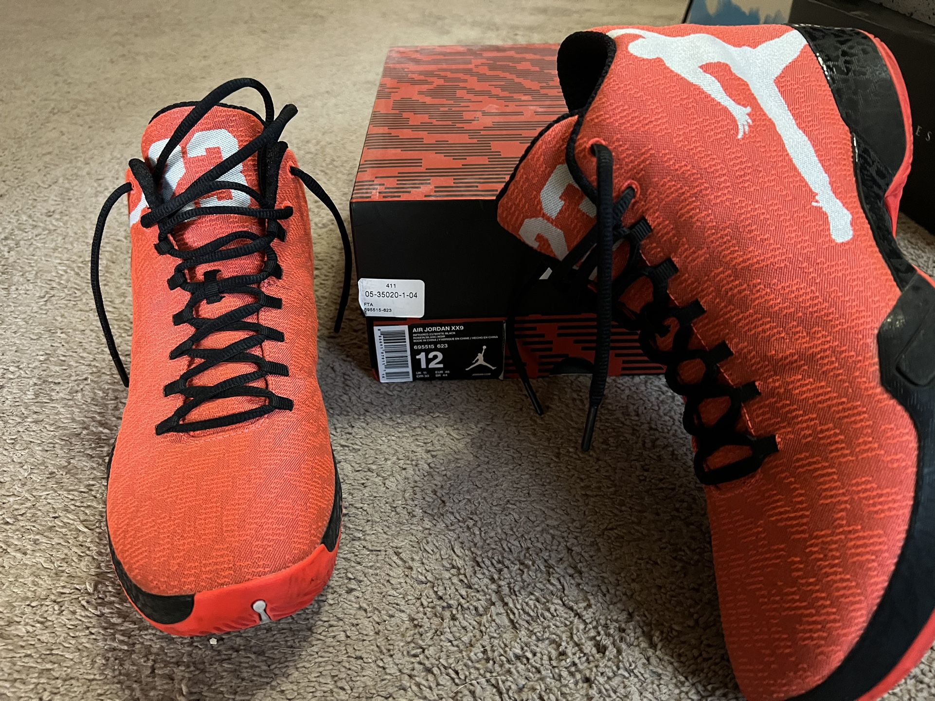 JORDAN 88 RACER INFRARED MEN SIZE 9 Jordan 88 Racer Fear - AV1200-008 for Sale | Authenticity  main image 2