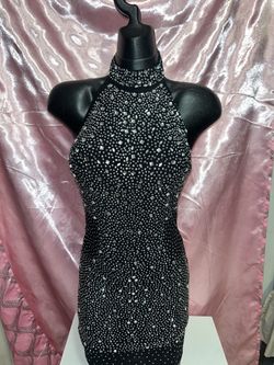 Sparkle Diamond Black Dresses