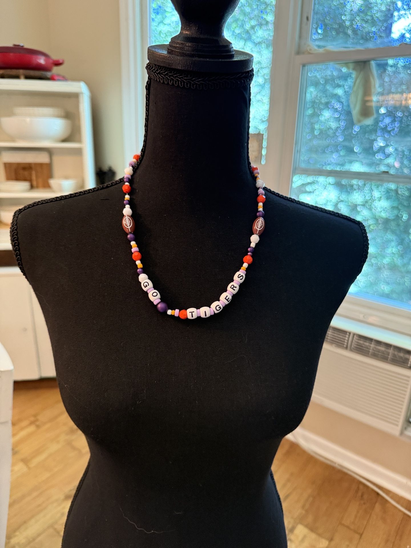 Clemson tiger football Necklace