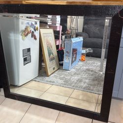 XLG WALL BLACK WALL MIRROR 