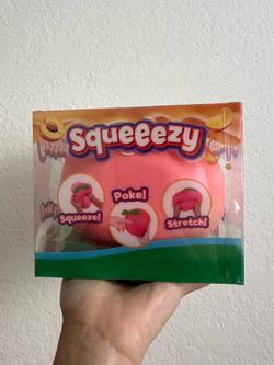Squeeezy Peach Squishy Fidget sensory Toy