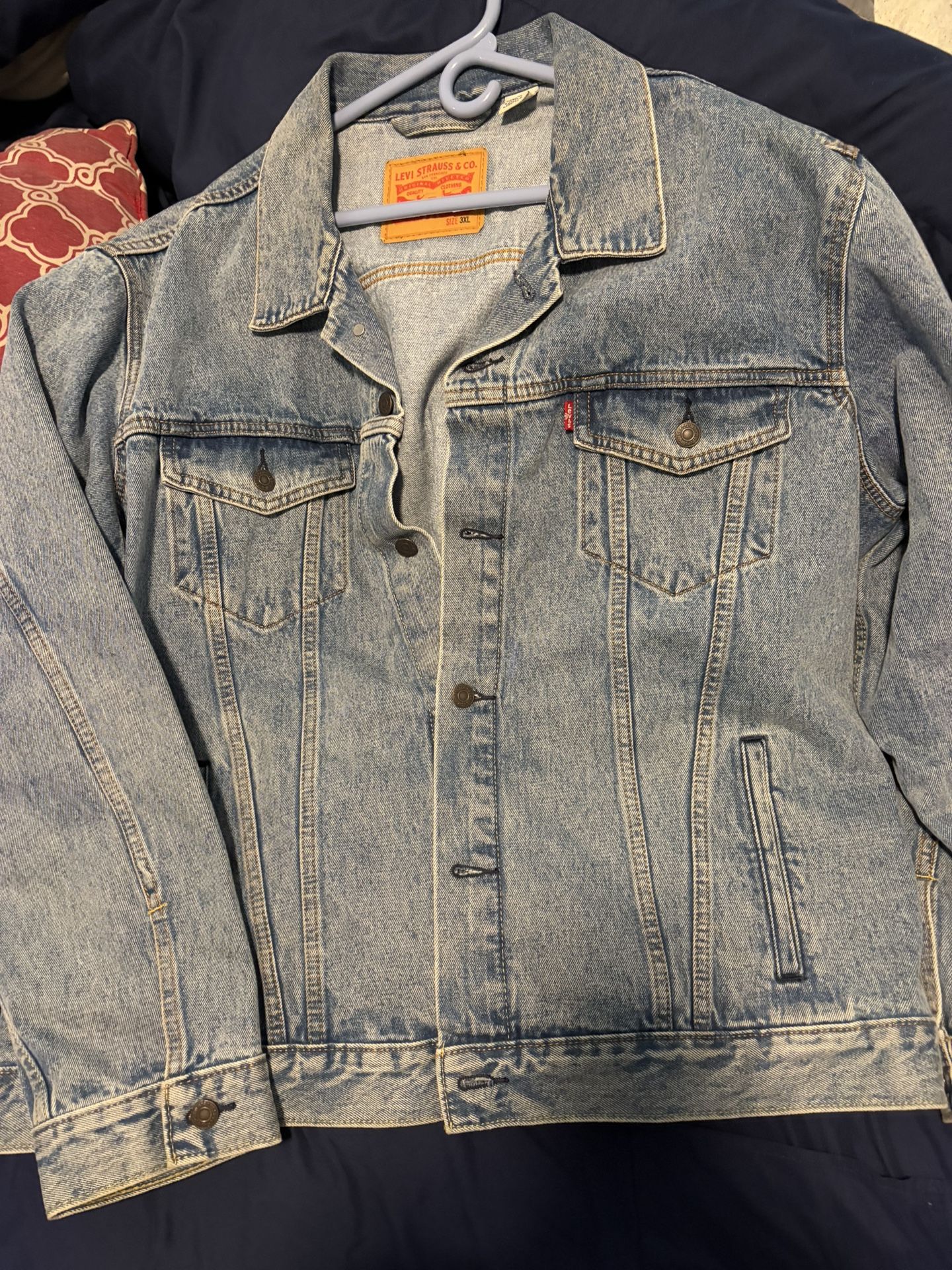 Levi Blue Jean Jacket 3xxxlarge