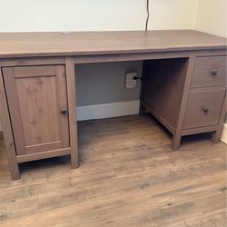 Hemnes IKEA desk oak