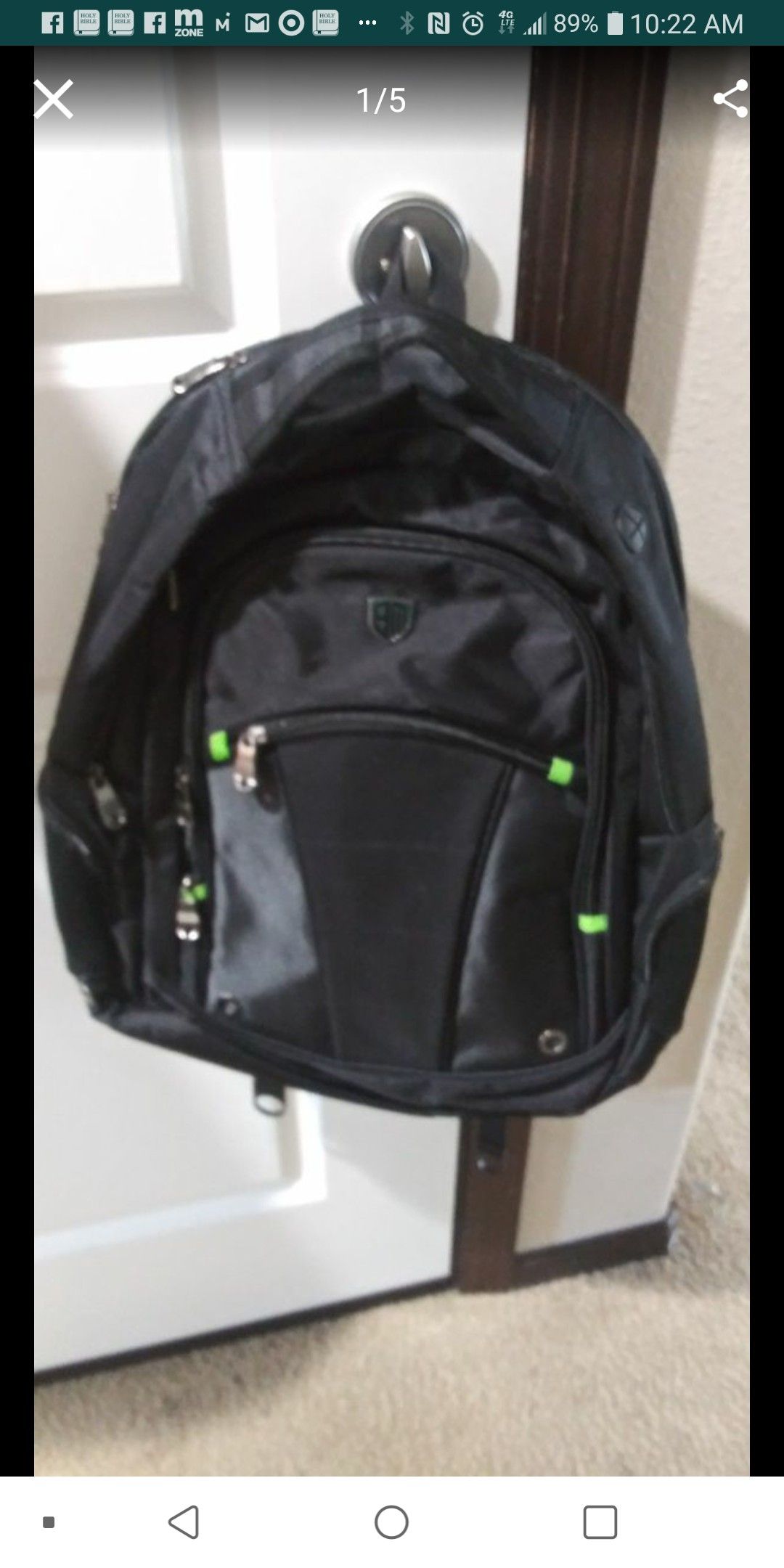 ECOSUSI 15.6" Travel, Laptop Backpack.