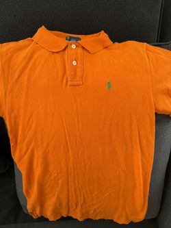 Men’s Or Older Teens Slim Fit Summer POLO ORANGE SLIM FIT