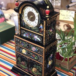 Vintage German Jewelry Box Clock
