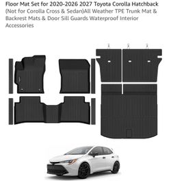 20-27 Toyota Corolla Hatchback Floor Mats
