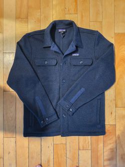 Patagonia Men's Dark Navy Button-Front Shirt Jacket
