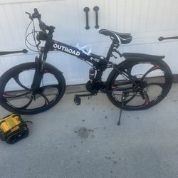 Outroad R-100 Men’s Mt. Bike 26” Foldable. 