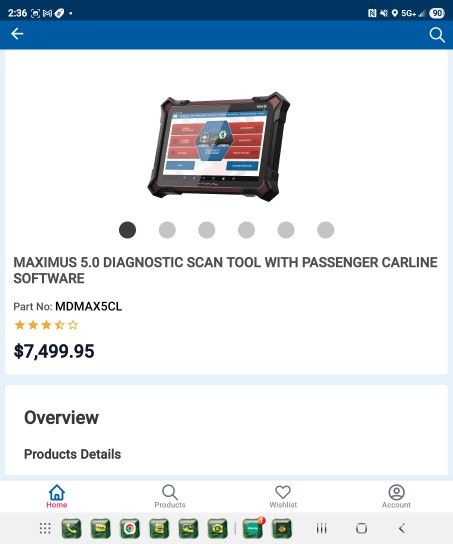 Matco MAXIMUS 5.0 Bidirectional Scan Tool