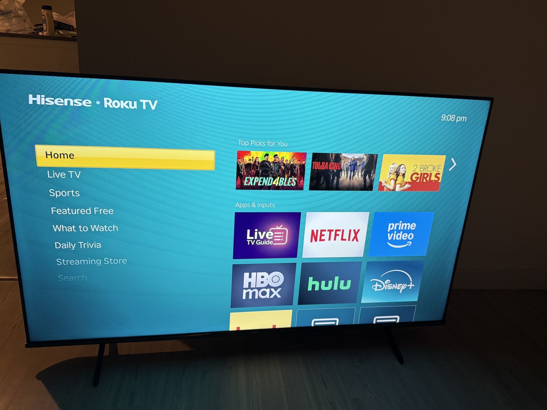 Hisense 58” Roku Tv UHD 4k