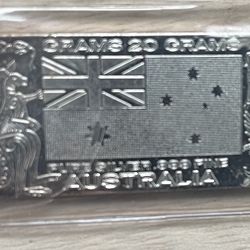 The Silver Mint Australian 20 gram bar