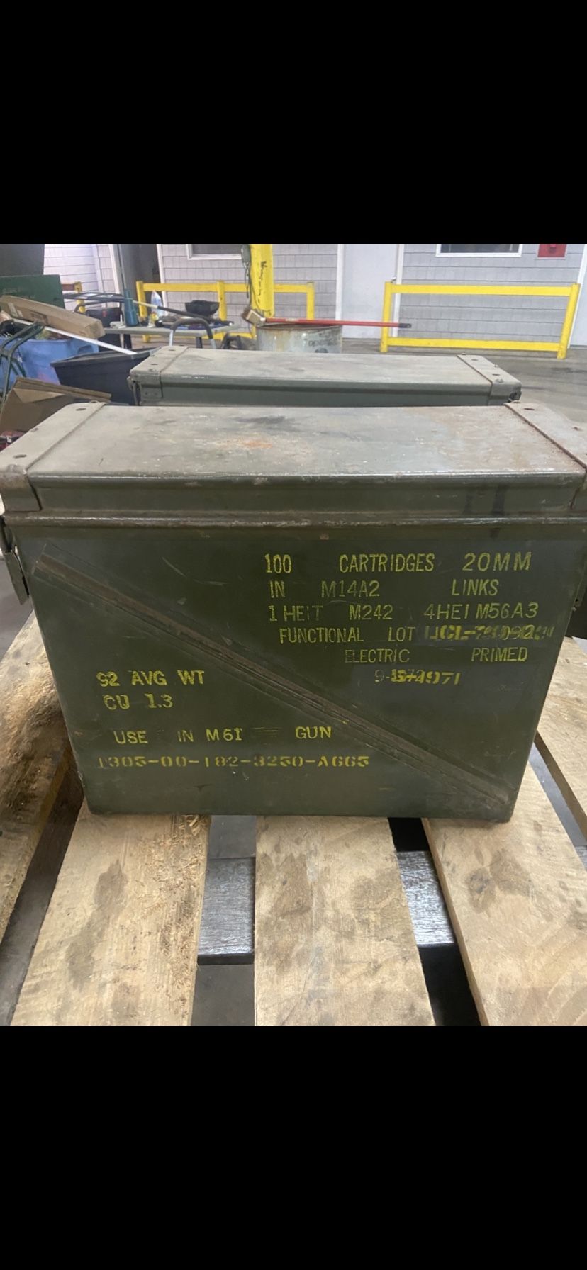 Military Ammo Cans.