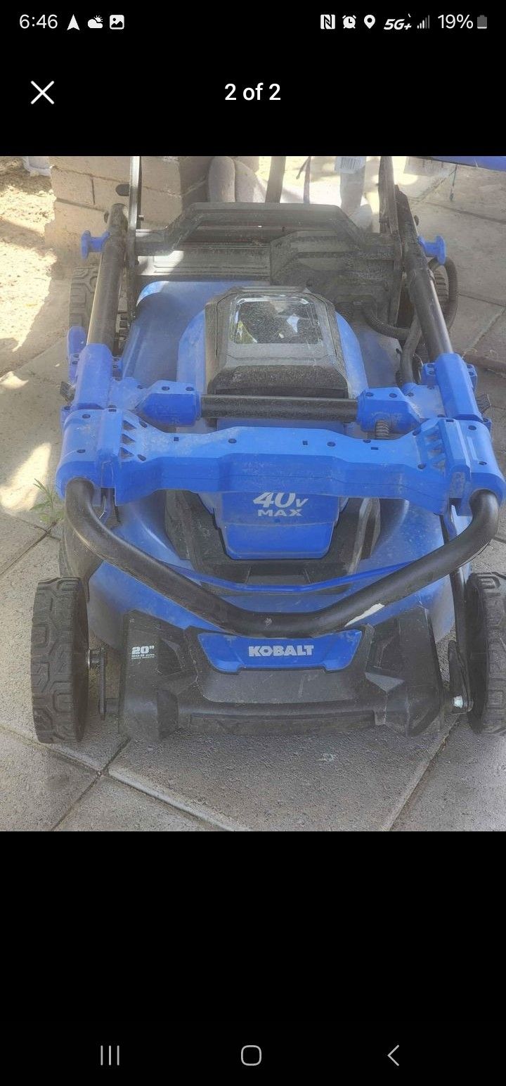 Kobalt Electric Mower