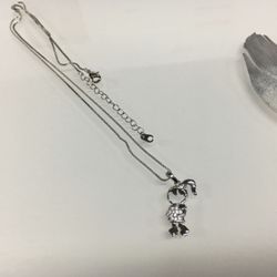 Necklace And Girl Charm 