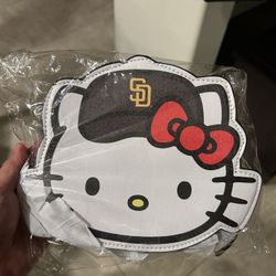 padres hello kitty belt bag