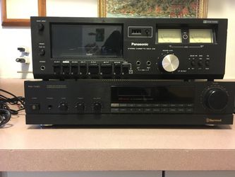 Stereo receiver and stereo cassette deck