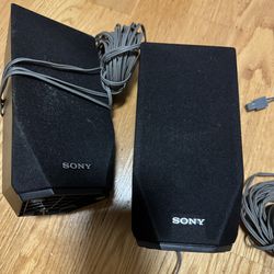 SONY SURROUND SOUND SPEAKER SS-TSB121 FOR 5.1 HOME THEATER SYSTEM SET OF 2