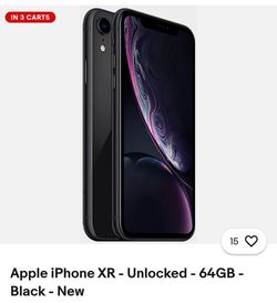 Apple iPhone XR 64GB Black Unlocked