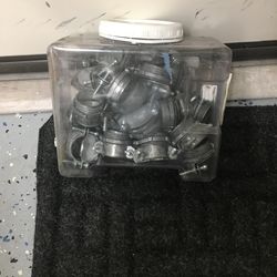 Halex 1 in. Non-Metallic Clamp Connector (25-Pack)