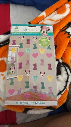 Disney Minnie Mouse String Decorations 6-Pack